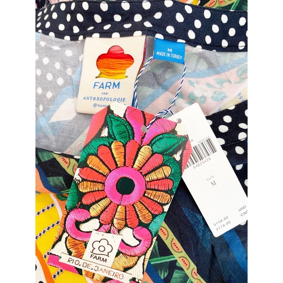 NWT Farm Rio Anthropologie Vieques Maxi Skirt - Picture 11 of 11